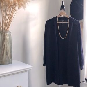 Lightweight sweater duster